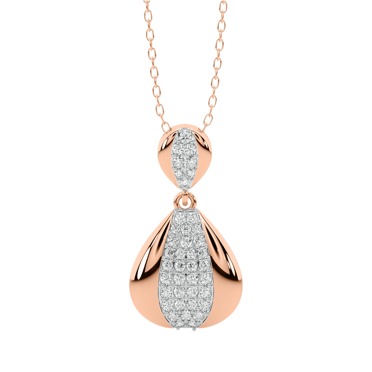 Elise Round Diamond Pendant